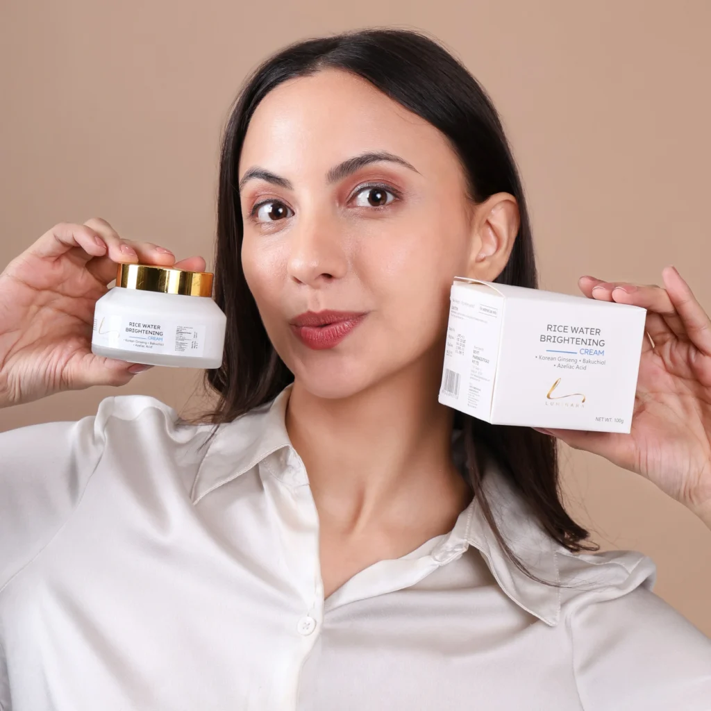 rice water brightening cream with bakuchiol, niacinamide | brightening & wrinkle