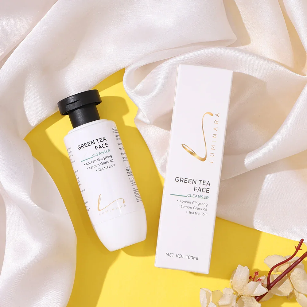 green tea face cleanser with niacinamide, azelaic acid & salicylic acid | brightening & acne control face wash green tea face cleanser with niacinamide, azelaic acid & salicylic acid | brightening & acne control face wash