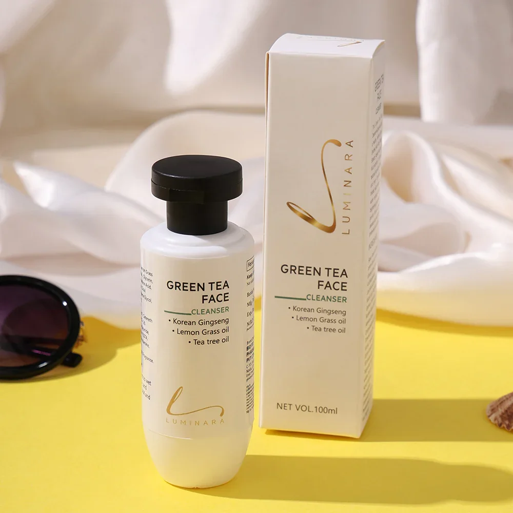 green tea face cleanser with niacinamide, azelaic acid & salicylic acid | brightening & acne control face wash green tea face cleanser with niacinamide, azelaic acid & salicylic acid | brightening & acne control face wash