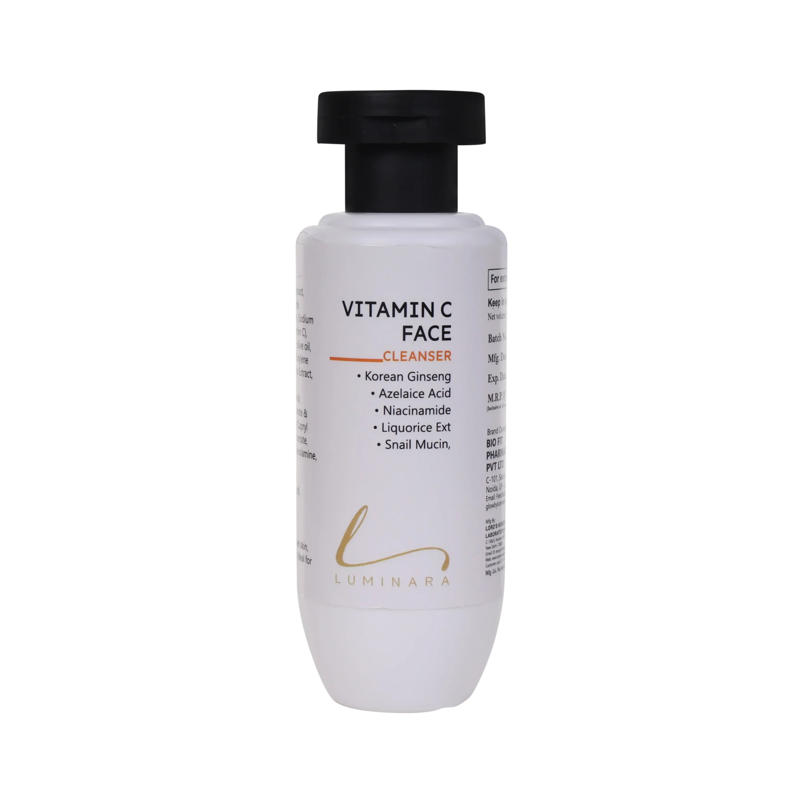 vitamin c face cleanser with pro vitamin b5 & aha | oil control & deep cleansing face wash vitamin c face cleanser with pro vitamin b5 & aha | oil control & deep cleansing face wash