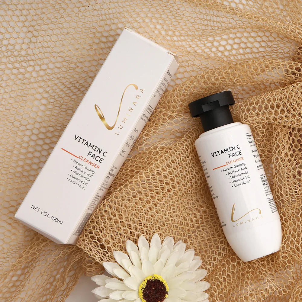 vitamin c face cleanser with pro vitamin b5 & aha | oil control & deep cleansing face wash vitamin c face cleanser with pro vitamin b5 & aha | oil control & deep cleansing face wash