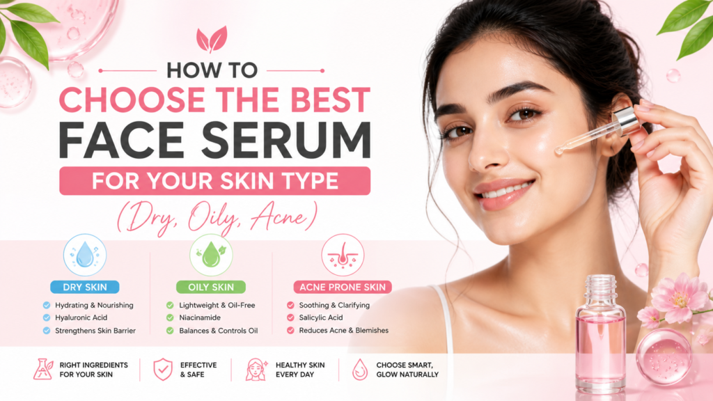 Best Face Serum for Your Skin Type (Dry, Oily, Acne) How to Choose the Best Face Serum for Your Skin Type (Dry, Oily, Acne) Skinrecipes.in